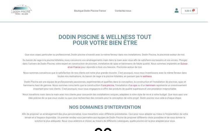 Screenshot von dodinpiscine.fr