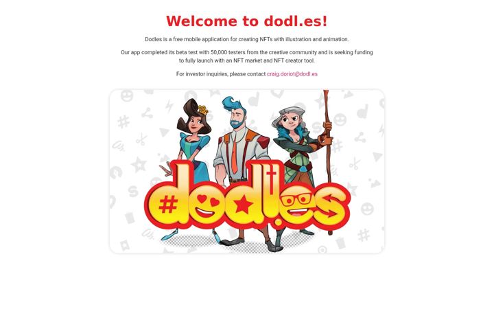 Screenshot of dodl.es