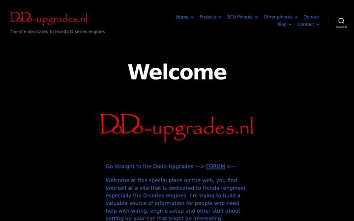 Posnetek zaslona dodo-upgrades.nl