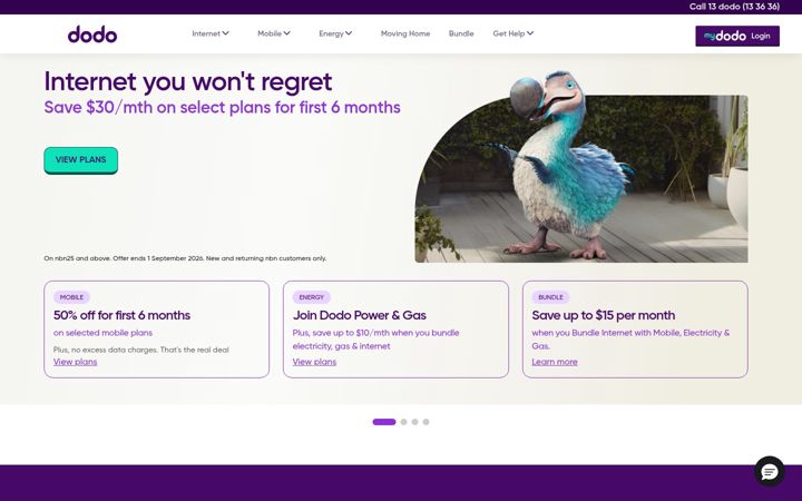 Screenshot of dodo.com