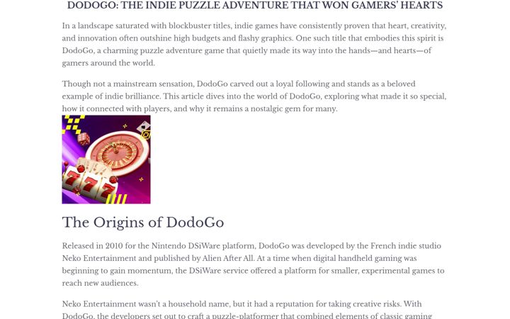 Screenshot of dodogohome.com