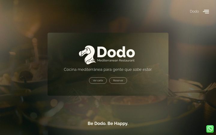 Екранна снимка на dodorestaurant.es
