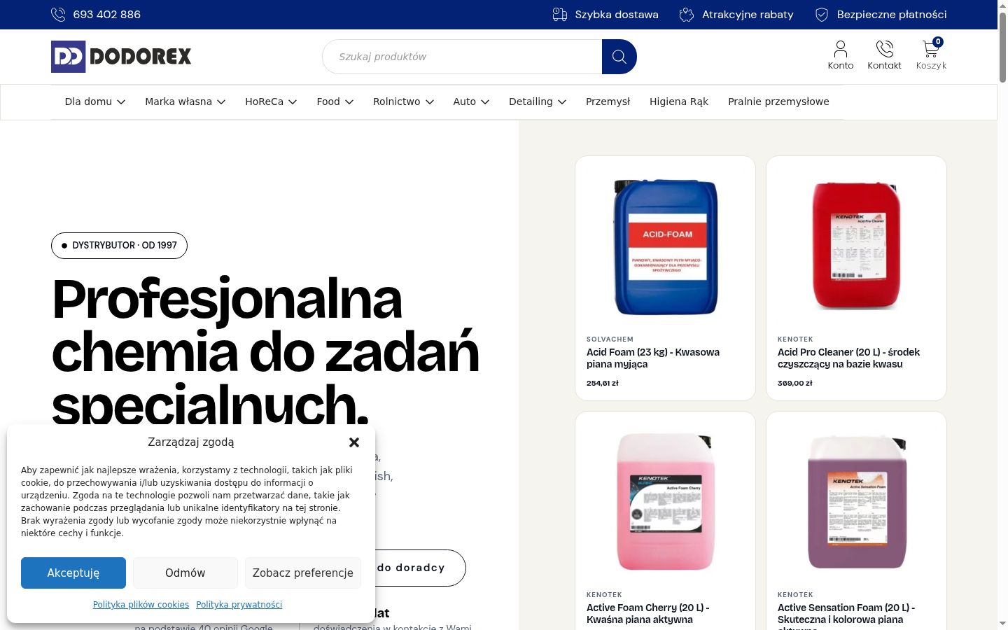 Képernyőkép a bármilyen interakció előtt megjelenő hozzájárulási bannerről