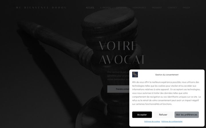 Screenshot of dodou-avocat.fr