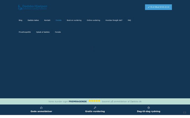 Screenshot of dodsbo.dk