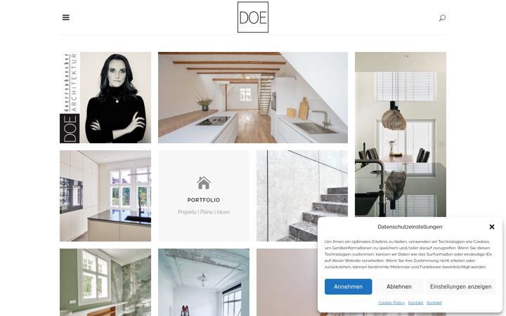 Screenshot ta' doe-architektur.de