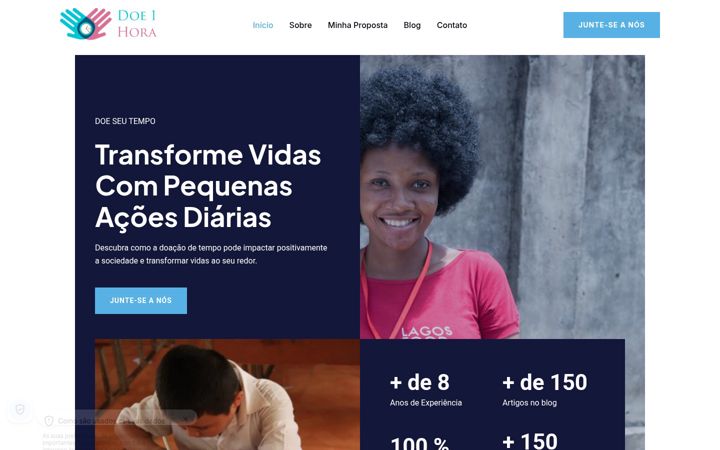 Screenshot of doe1hora.org