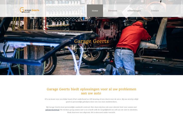 Posnetek zaslona doehetzelfgaragegeerts.nl