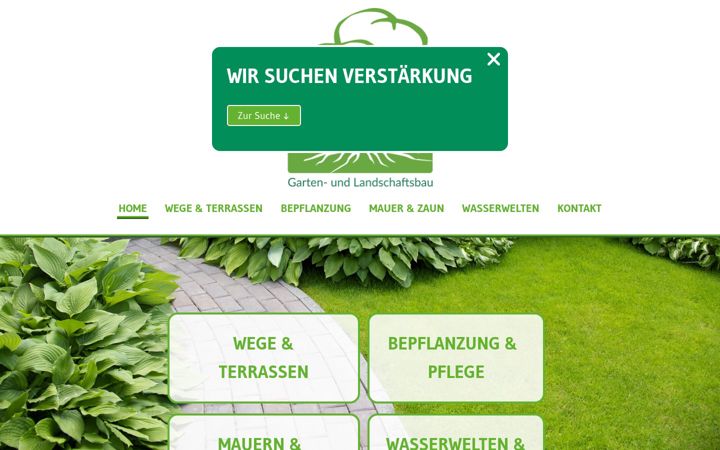 Screenshot of doehler-galabau.de
