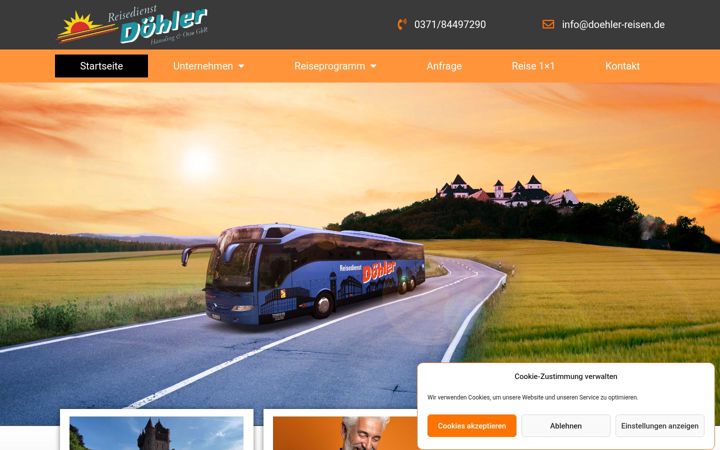 Screenshot ta' doehler-reisen.de