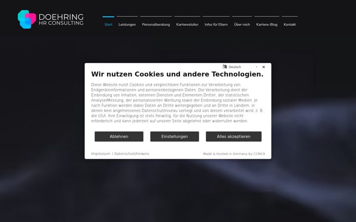 Screenshot von doehring-hr.de