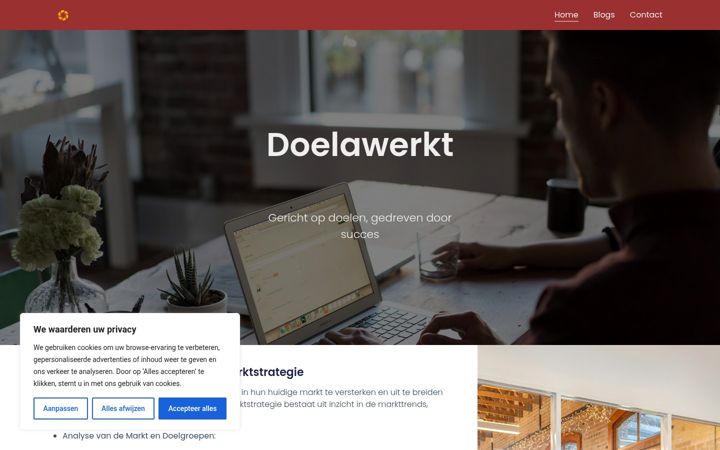 Posnetek zaslona doelawerkt.nl