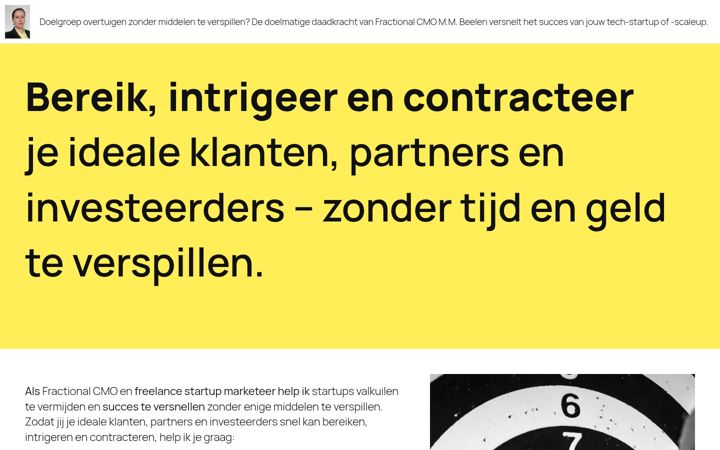 Posnetek zaslona doelkracht.nl