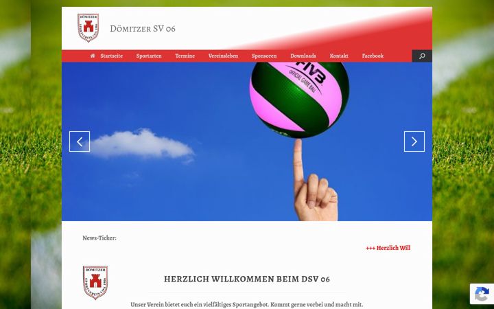 Screenshot von doemitzersv.de