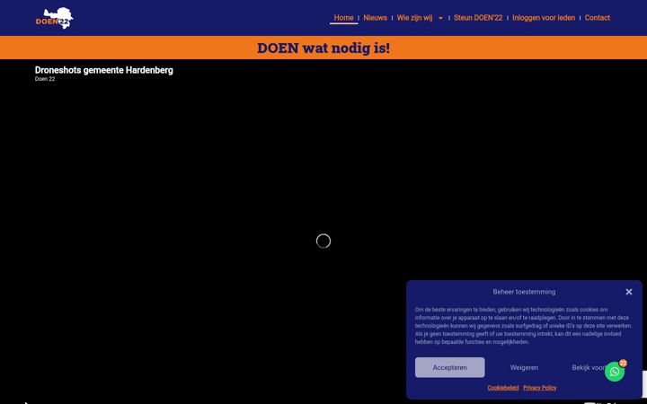 Captura de ecrã de doen22.nl