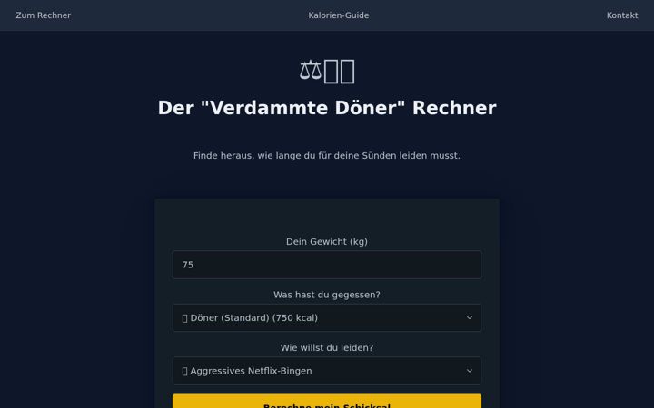 Screenshot von doener-schmerz.de