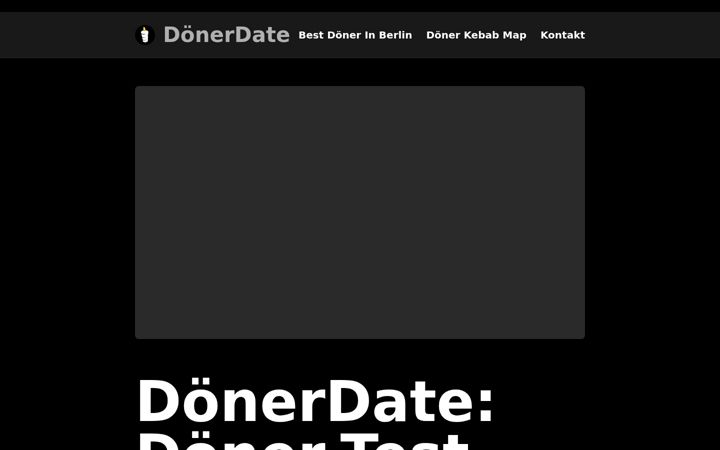 Screenshot von doenerdate.de