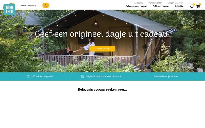 Captura de ecrã de doenkado.nl