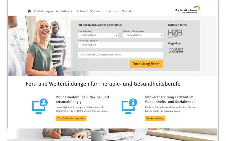 Screenshot ta' doepfer-akademie.de