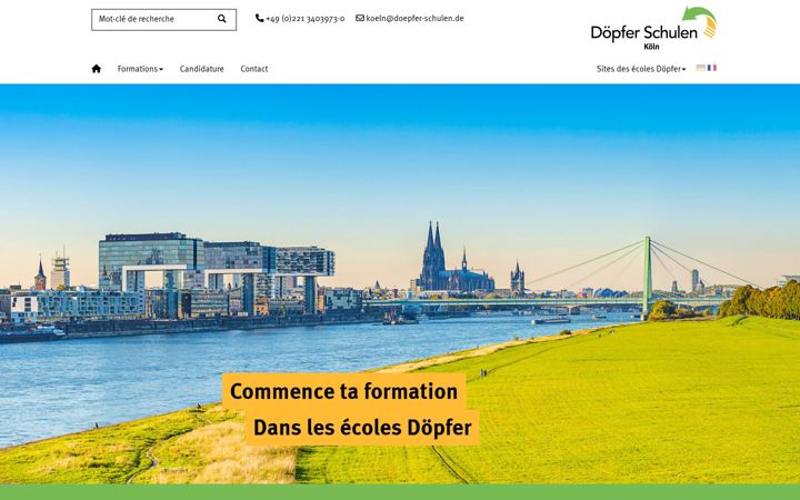 Screenshot von doepfer-cologne.de