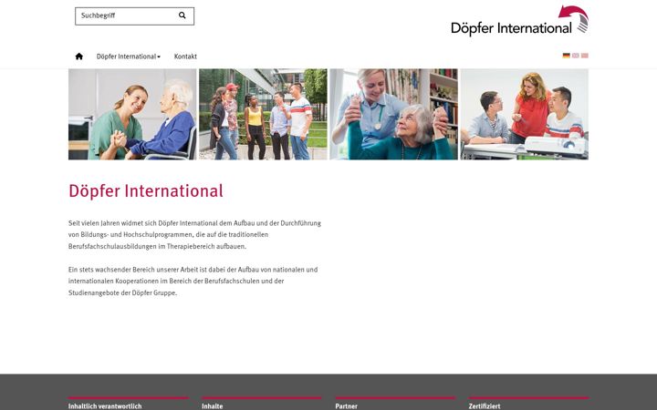 Screenshot ta' doepfer-international.de