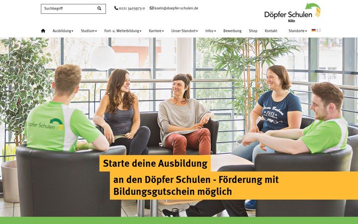 Screenshot ta' doepfer-koeln.de