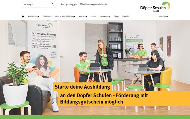 Screenshot ta' doepfer-krefeld.de