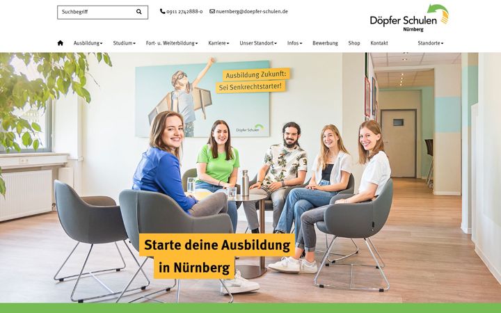 Screenshot ta' doepfer-nuernberg.de