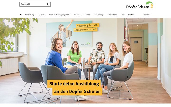 Screenshot ta' doepfer-schulen.de