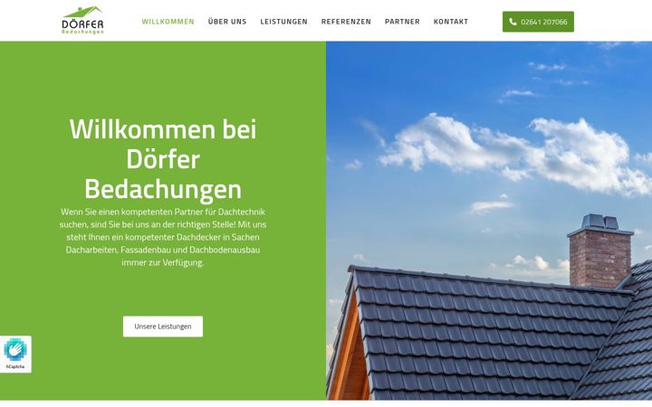 Screenshot ta' doerfer-bedachungen.de