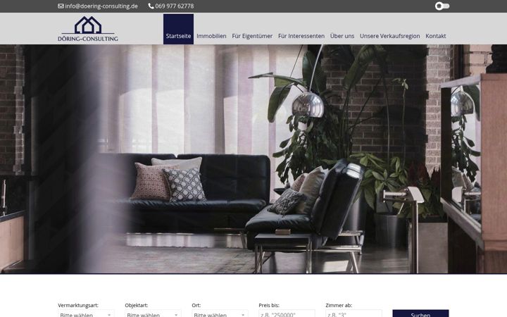 Captură de ecran a doering-consulting.de
