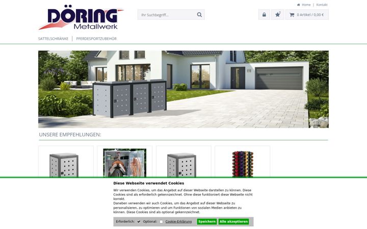 Captură de ecran a doering-shop.de