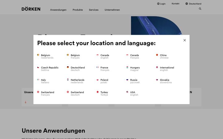 Screenshot of doerken.de