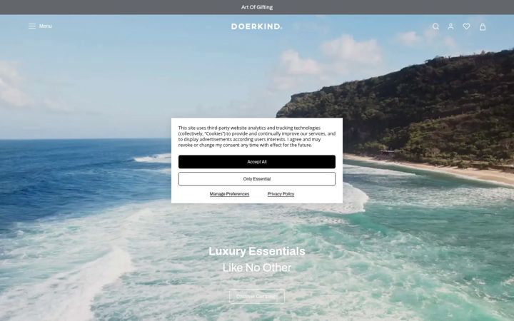 Screenshot of doerkind.com