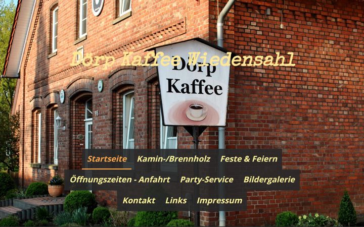 Screenshot of doerpkaffee-wiedensahl.de