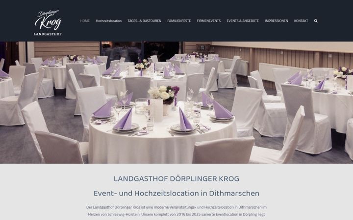 Screenshot of doerplinger-krog.de