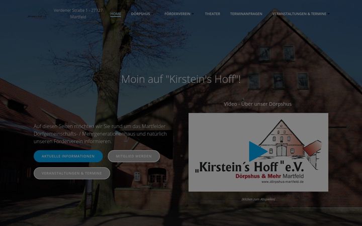 Screenshot of doerpshus-martfeld.de