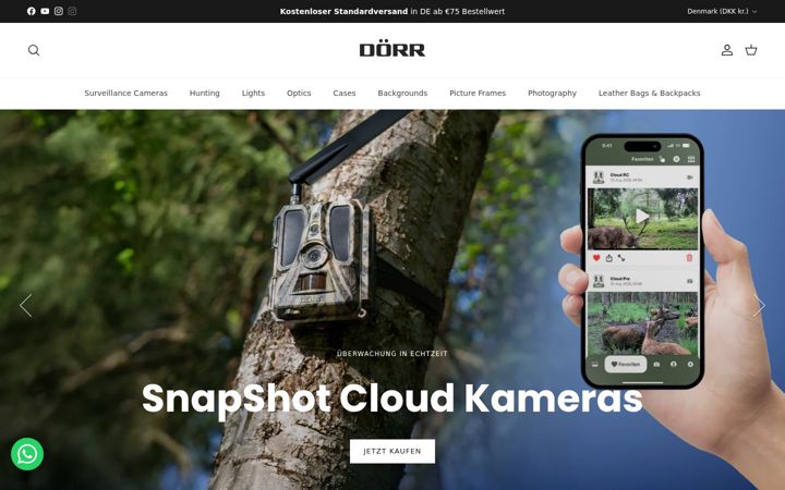 Screenshot of doerr-outdoor.de