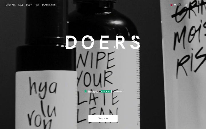 Screenshot of doersoflondon.com