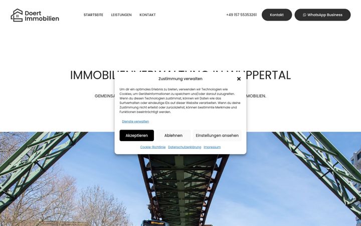 Screenshot of doert-immobilien.de