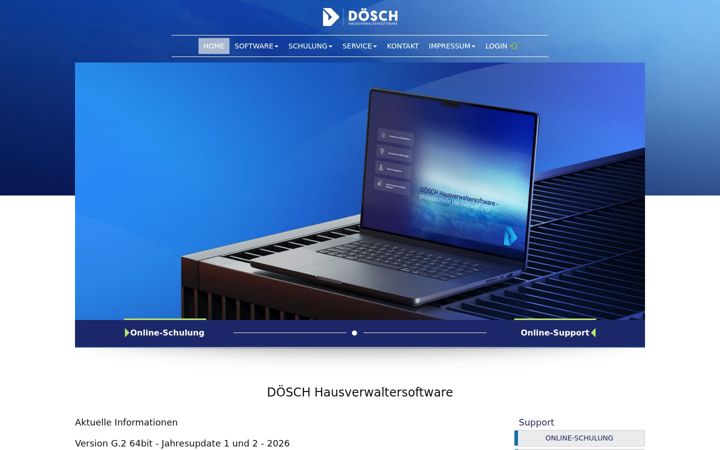 Screenshot of doesch.de