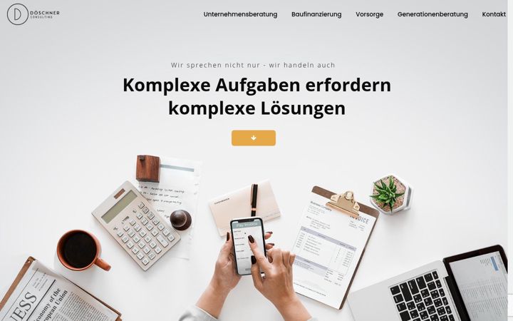 Screenshot of doeschner-consulting.de