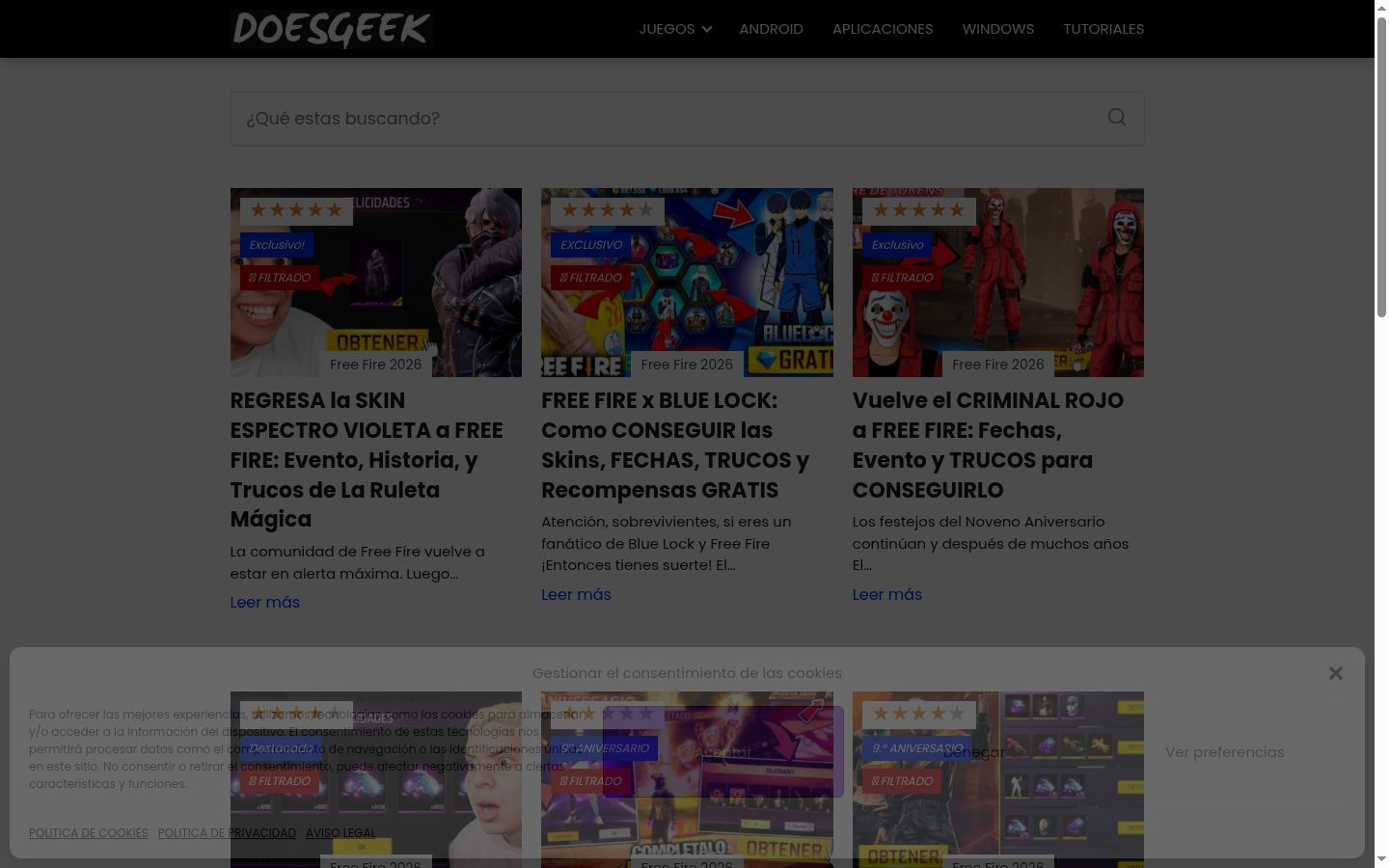 Zrzut ekranu banera zgody wyświetlanego przed jakąkolwiek interakcją