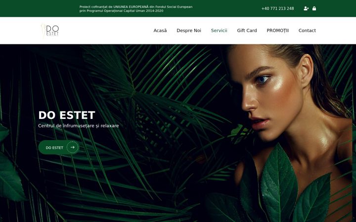 Screenshot of doestet.ro