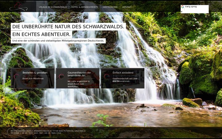 Screenshot of doettelbachermuehle.de