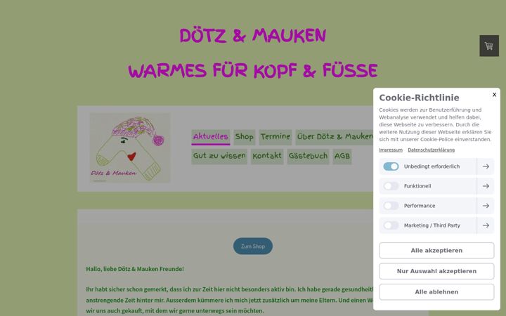 Screenshot von doetzundmauken.de