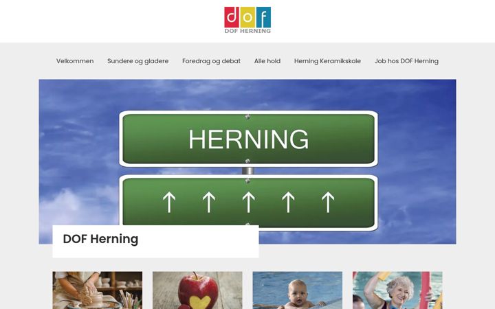 Screenshot of dofherning.dk