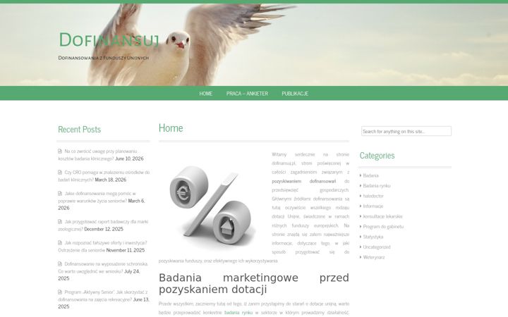 Skjámynd af dofinansuj.pl