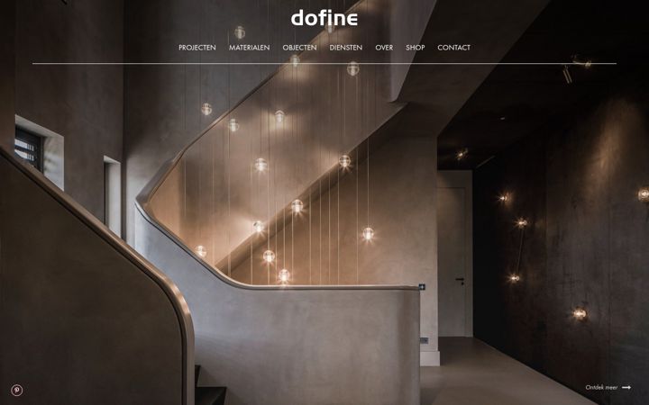 Screenshot of dofine.nl