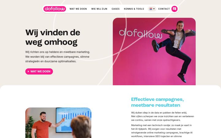 Captura de ecrã de dofollow.nl